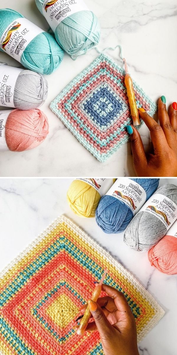 Picking the Perfect Temperature Blanket Colors & Yarn - TL Yarn Crafts