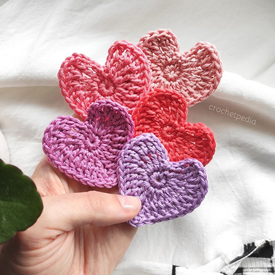 15 Minute Heart Free Crochet Pattern + Video