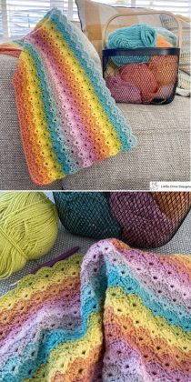 Dune Blanket - Shell Stitch Blanket - Ideas and Resources | Crochetpedia