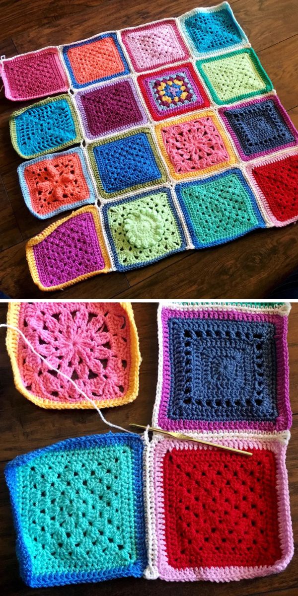 Geometric Lace Blanket Crochet Pattern for Beginners, cypress