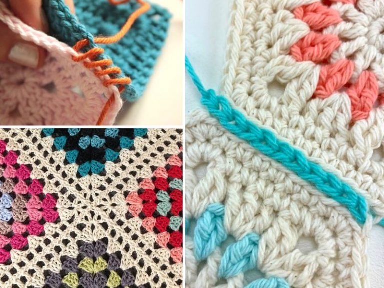 10 Best Ways to Join Crochet Squares