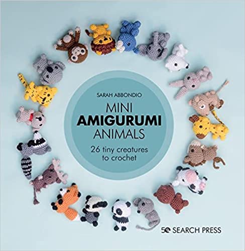 the cover of the book with mini amigurumi animal patterns