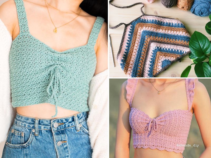 Diy crochet crop top online